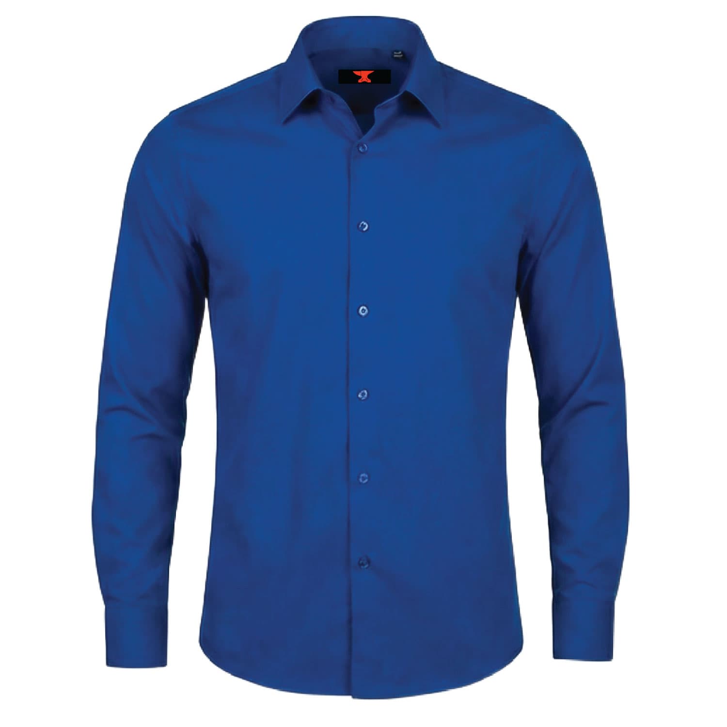 James Forge Casual Shirt Long Sleeve - Blue Royal