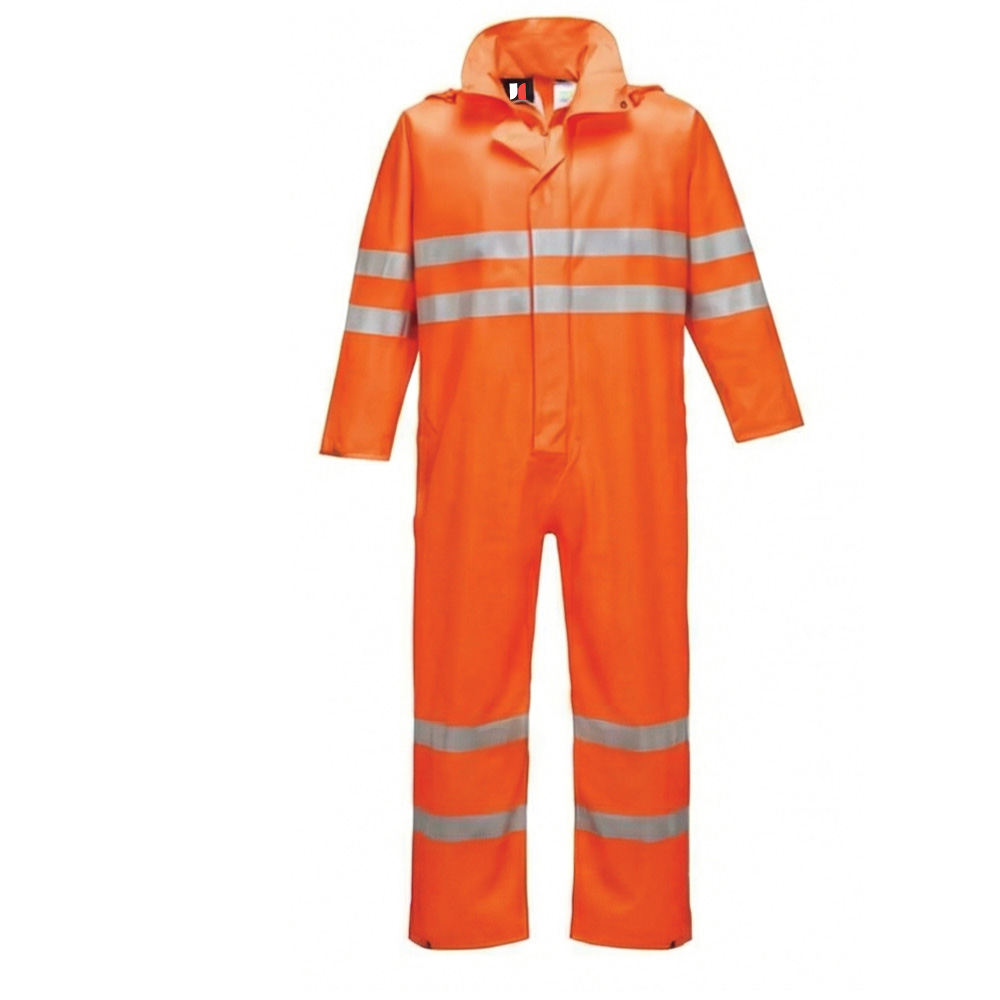 James Forge Hi-Vis Safety Coveralls - Orange
