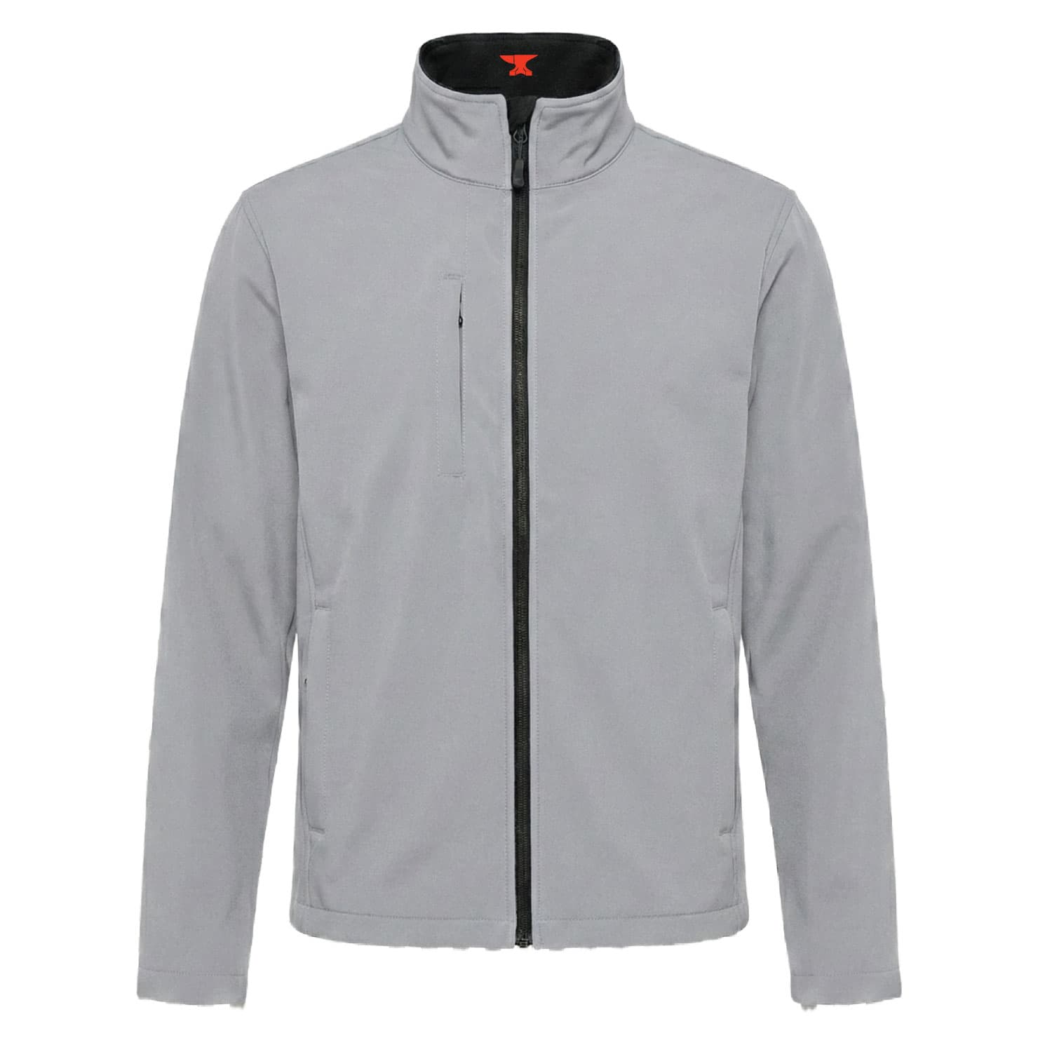 James Forge Soft Shell Jacket Full Zip Heavy Weight - Light Grey