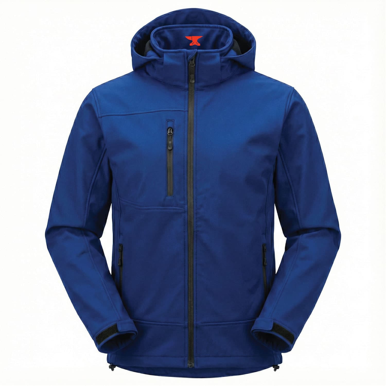 James Forge Soft Shell Jacket with Hood - Blue Royal