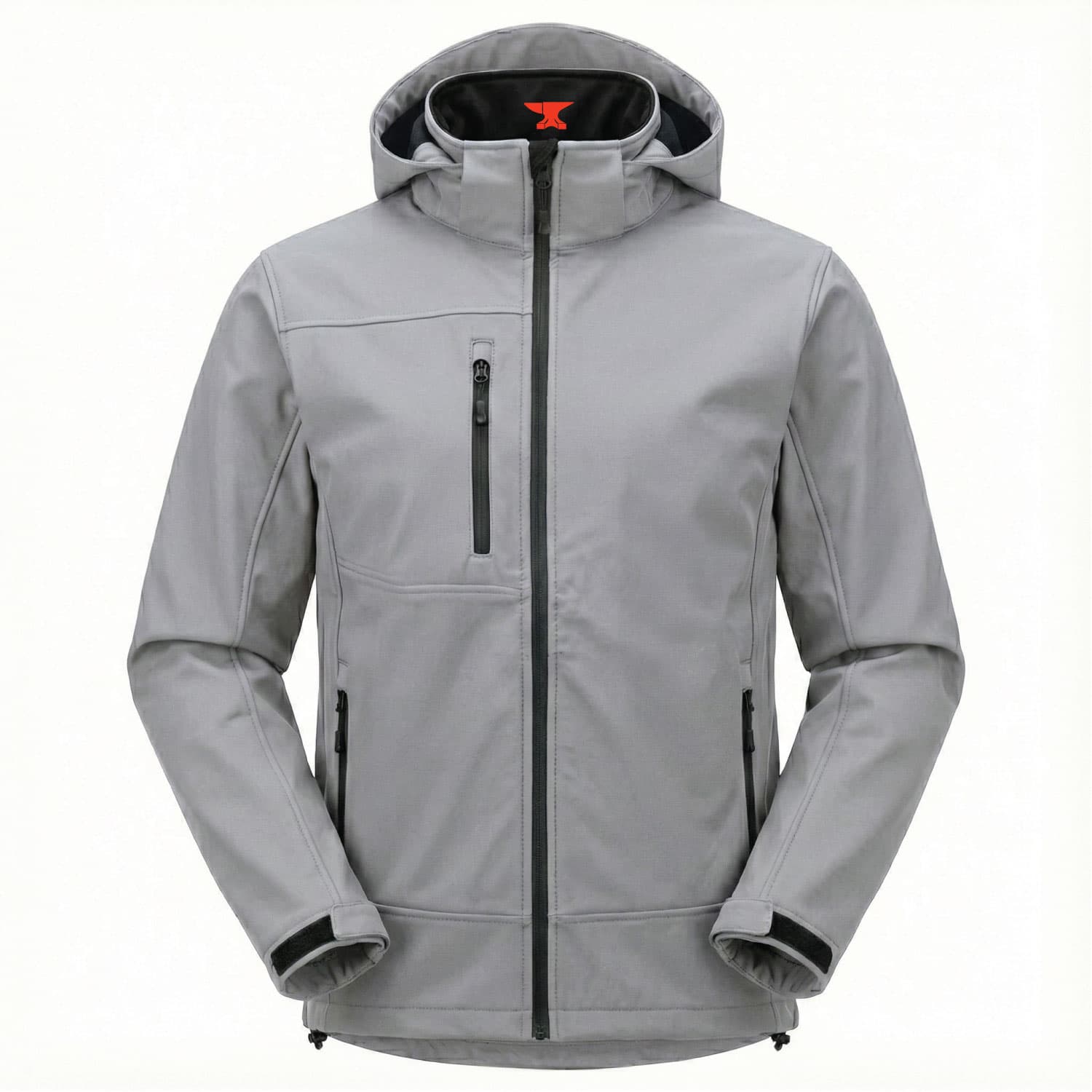 James Forge Soft Shell Jacket with Hood - Anthracite Grey