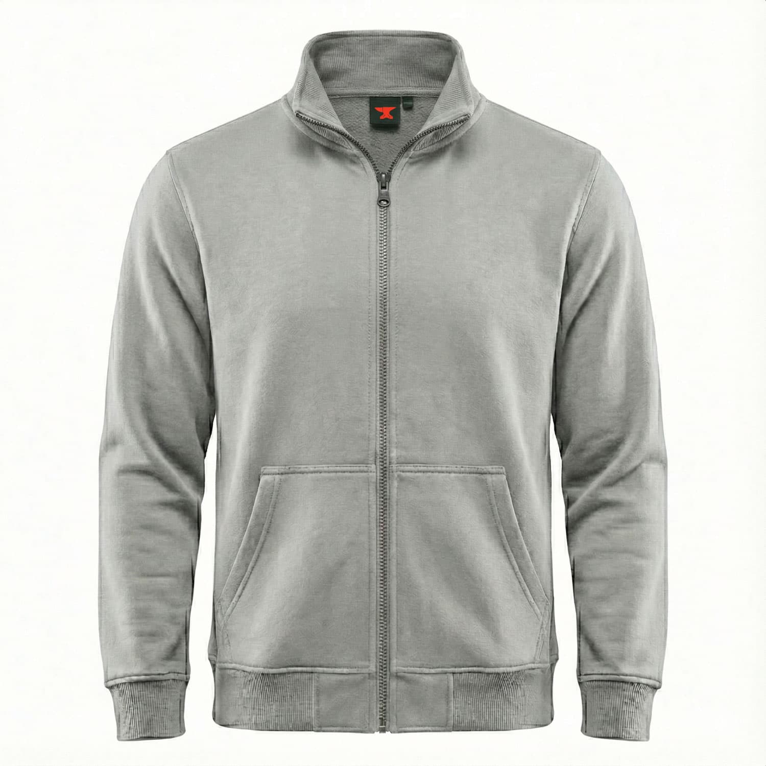 James Forge Full-Zip Sweatshirt - Light Grey