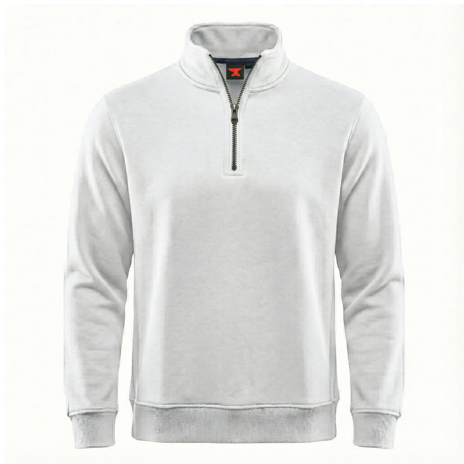 James Forge Half-Zip Sweatshirt - White